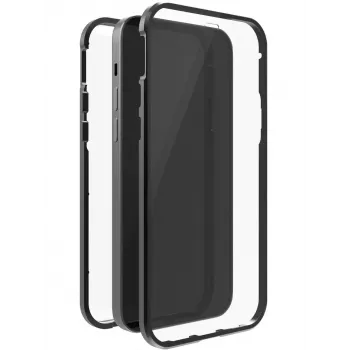 Hama 360° Glass dėklas mobiliesiems telefonams 15,5 cm (6,1 colio) Juodas, permatomas