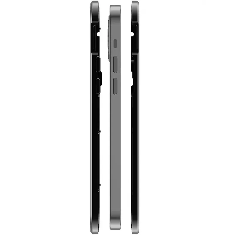 Hama 360° Glass dėklas mobiliesiems telefonams 15,5 cm (6,1 colio) Juodas, permatomas