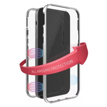 Hama 360° Glass dėklas mobiliesiems telefonams Sidabrinis Skaidrus iPhone 14 Pro