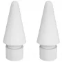 DEQSTER Lite atsarginiai antgaliai – 2 vnt., balti, PVC