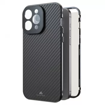Hama 360° Glass dėklas iPhone 15 Pro Max 17 cm (6,7 colio) anglies rašto