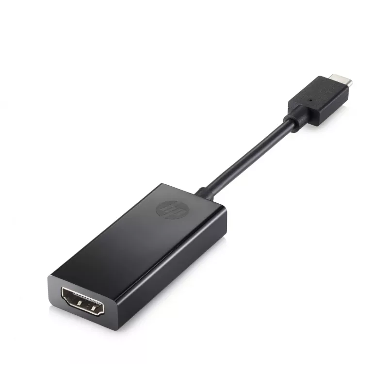 HP USB-C į VGA adapteris, juodas, Kinija, Windows 10, Windows 11, ChromeOS, verslui, 0 - 40 °C