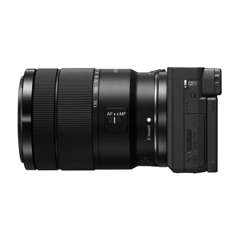 Sony α 6400 + SEL18135 MILC 24,2 MP CMOS 6000 x 4000 pikselių Juoda