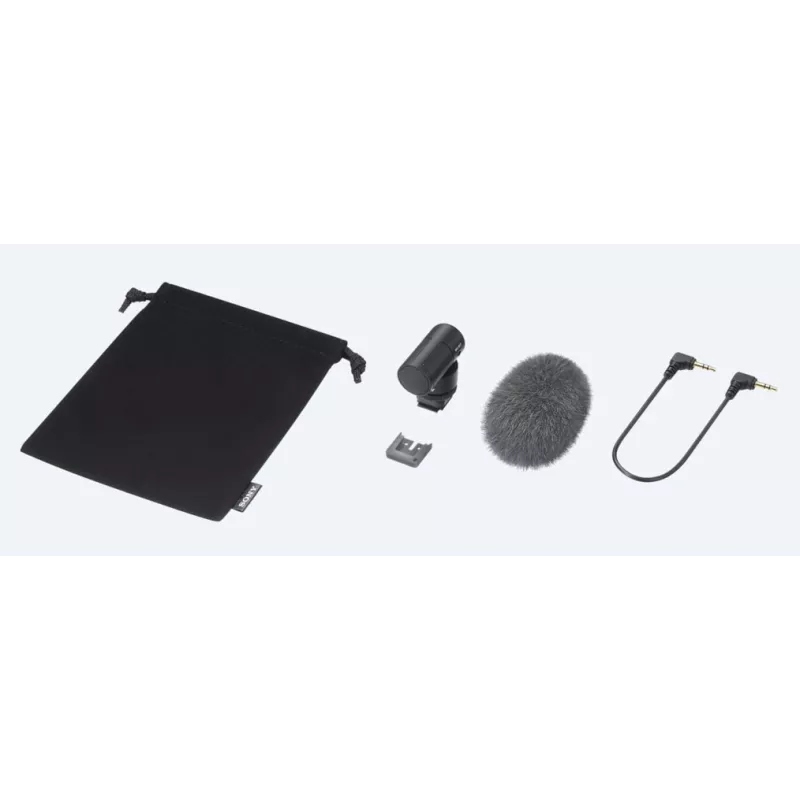 Mikrofonas Sony ECM-G1 juodas Skaitmeniniam fotoaparatui