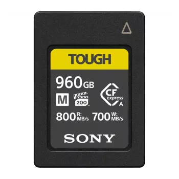 Sony CEA-M960T CFexpress Type A atminties kortelė – 960 GB, skaitymas 800 MB/s, rašymas 700 MB/s