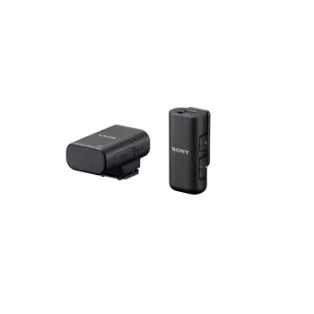 Sony ECM-W3S Juodas belaidis mikrofonas skaitmeniniam fotoaparatui