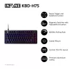 Sony INZONE KBD-H75 75% laidinė klaviatūra, magnetiniai-mechaniniai jungikliai, QWERTY US International RGB juoda