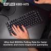 Sony INZONE KBD-H75 75% laidinė klaviatūra, magnetiniai-mechaniniai jungikliai, QWERTY US International RGB juoda