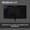 Sony INZONE KBD-H75 75% laidinė klaviatūra, magnetiniai-mechaniniai jungikliai, QWERTY US International RGB juoda