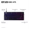 Sony INZONE KBD-H75 75% laidinė klaviatūra, magnetiniai-mechaniniai jungikliai, QWERTY US International RGB juoda