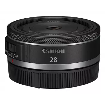 Canon RF 28 mm F2.8 STM plačiakampis objektyvas, juodas