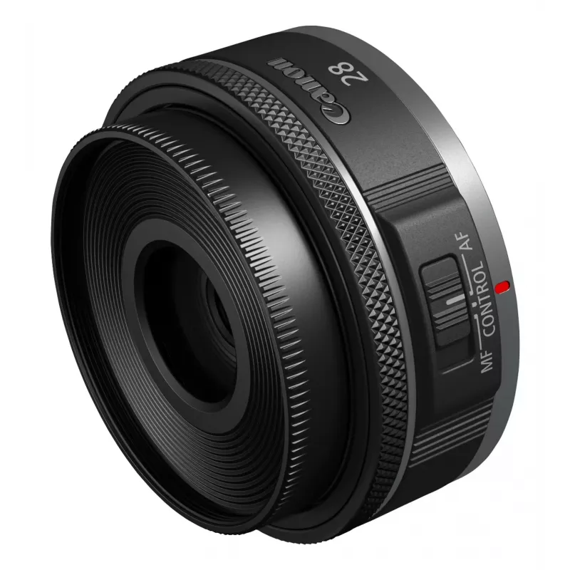 Canon RF 28 mm F2.8 STM plačiakampis objektyvas, juodas