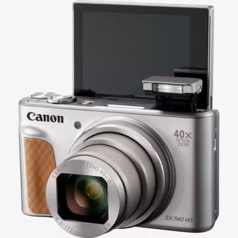 Canon PowerShot SX740 HS Lite Edition 20,3 MP kompaktinis fotoaparatas 40x priartinimas 4K sidabrinis