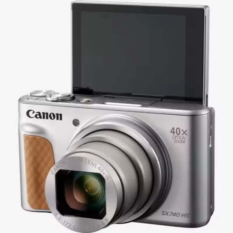 Canon PowerShot SX740 HS Lite Edition 20,3 MP kompaktinis fotoaparatas 40x priartinimas 4K sidabrinis