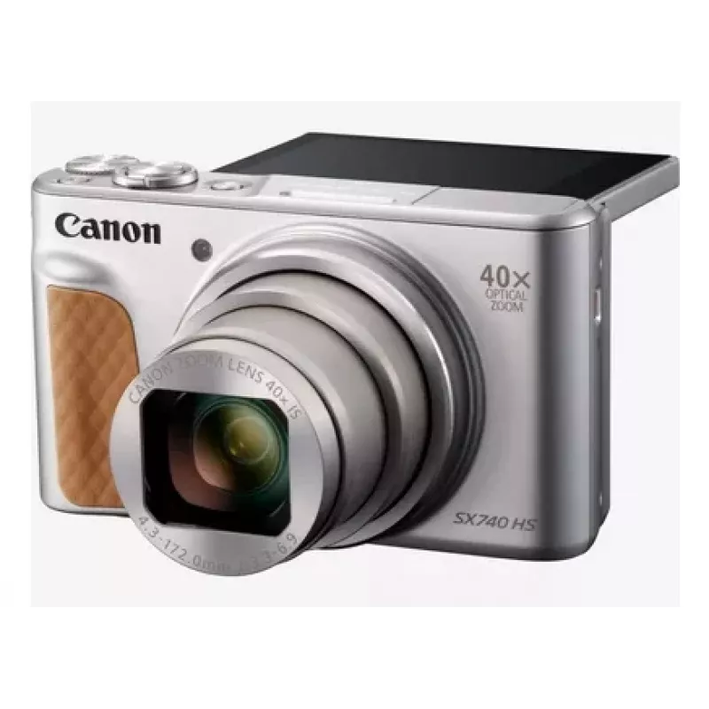 Canon PowerShot SX740 HS Lite Edition 20,3 MP kompaktinis fotoaparatas 40x priartinimas 4K sidabrinis