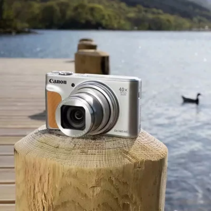 Canon PowerShot SX740 HS Lite Edition 20,3 MP kompaktinis fotoaparatas 40x priartinimas 4K sidabrinis