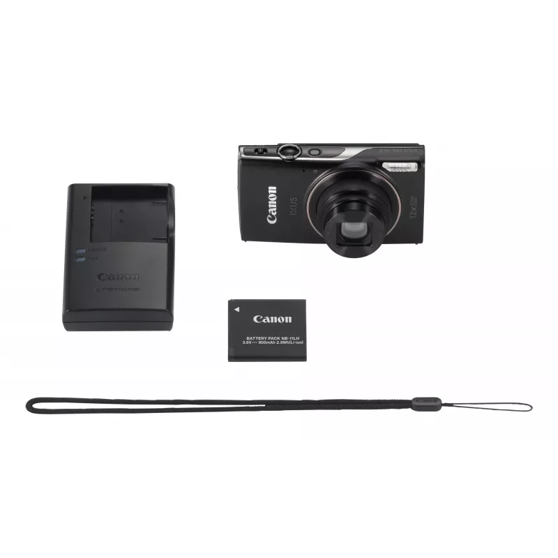 Canon Digital IXUS 285 HS A 1/2.3 colio kompaktinis fotoaparatas 20,2 MP CMOS 5184 x 3888 pikseliai juodas