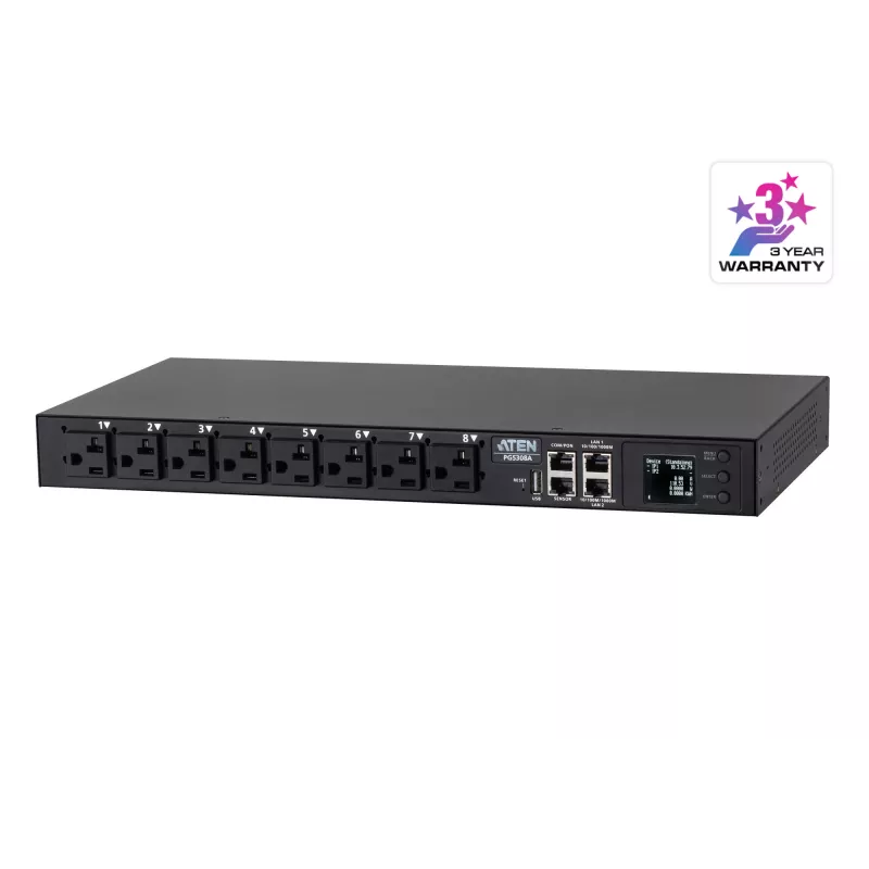 ATEN PG5308 32A 8-išvadų 1U Metered eco PDU
