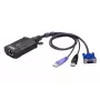 ATEN CN800 USB VGA KVM per IP Mini, 1920 x 1200 px, Ethernet LAN, 3,47 W, juoda, violetinė