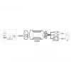 ATEN CN800 USB VGA KVM per IP Mini, 1920 x 1200 px, Ethernet LAN, 3,47 W, juoda, violetinė