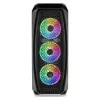 Aerocool AEROONEDUOWHV1 Gaming ATX korpusas 4xARGB ventiliatoriai baltas, Midi Tower, PC, baltas, ATX, micro ATX, Mini-ITX, ABS, SPCC, žaidimams