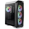 Aerocool AEROONEDUOWHV1 Gaming ATX korpusas 4xARGB ventiliatoriai baltas, Midi Tower, PC, baltas, ATX, micro ATX, Mini-ITX, ABS, SPCC, žaidimams
