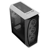 Aerocool AEROONEDUOWHV1 Gaming ATX korpusas 4xARGB ventiliatoriai baltas, Midi Tower, PC, baltas, ATX, micro ATX, Mini-ITX, ABS, SPCC, žaidimams