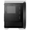 Aerocool AEROONEDUOWHV1 Gaming ATX korpusas 4xARGB ventiliatoriai baltas, Midi Tower, PC, baltas, ATX, micro ATX, Mini-ITX, ABS, SPCC, žaidimams