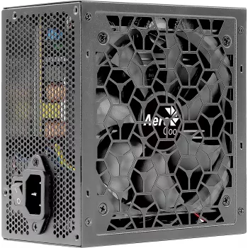 Kompiuterio maitinimo blokas AEROCOOL AEROB750 750W 80 PLUS Bronze Nemodulinis 230V Tylus Juodas