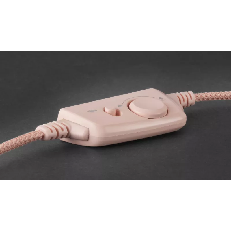 Mars Gaming MH320 ausinės su mikrofonu, laidinės, USB-A, rausvos