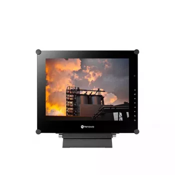 CCTV monitorius AG Neovo SX-15G 15 colių (38,1 cm) TFT 1024×768, 2W garsiakalbiai, Kensington spyna, VESA 75/100, išorinis nuolatinės srovės maitinimas