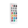 Mars Gaming MC51W Baltas PC Gaming ATX korpusas su dvigubu grūdintu stiklu ir 5x RGB 120mm ventiliatoriais