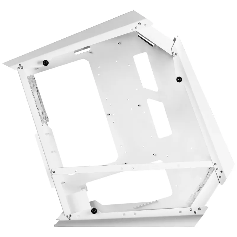 Mars Gaming MC51W Baltas PC Gaming ATX korpusas su dvigubu grūdintu stiklu ir 5x RGB 120mm ventiliatoriais