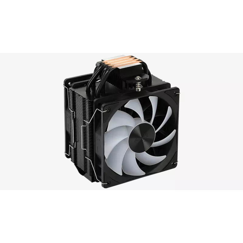 Aerocool Rime 4 Dual procesoriaus aušintuvas 12 cm juodas 2 ventiliatoriai