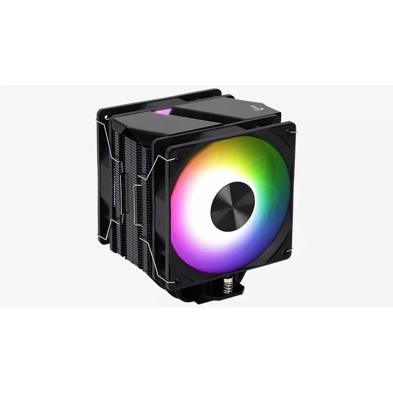 Aerocool Rime 4 Dual procesoriaus aušintuvas 12 cm juodas 2 ventiliatoriai