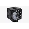 Aerocool Rime 4 Dual procesoriaus aušintuvas 12 cm juodas 2 ventiliatoriai