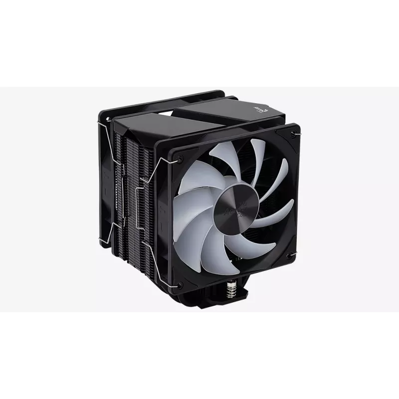 Aerocool Rime 4 Dual procesoriaus aušintuvas 12 cm juodas 2 ventiliatoriai