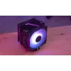 Aerocool Rime 4 Dual procesoriaus aušintuvas 12 cm juodas 2 ventiliatoriai