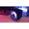 Aerocool Rime 4 Dual procesoriaus aušintuvas 12 cm juodas 2 ventiliatoriai