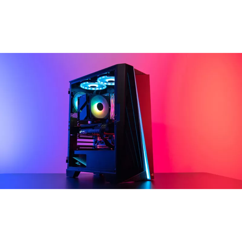 Aerocool Rime 4 Dual procesoriaus aušintuvas 12 cm juodas 2 ventiliatoriai
