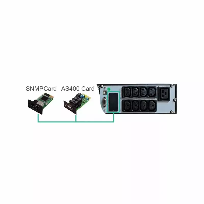 FSP Eufo 3k nepertraukiamo maitinimo šaltinis (UPS) Line-Interactive 3 kVA 2700 W 8 AC lizdai