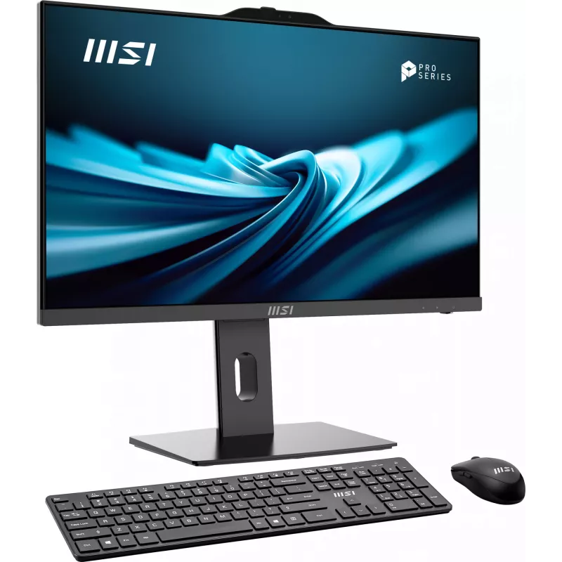 All-in-One PC MSI PRO AP241P 14M — Intel Core i7-14700 2.1 GHz, 23.8 colių ekranas, 16 GB DDR5 5600 MHz, 1 TB SSD, Intel UHD, Windows 11 Pro, juoda