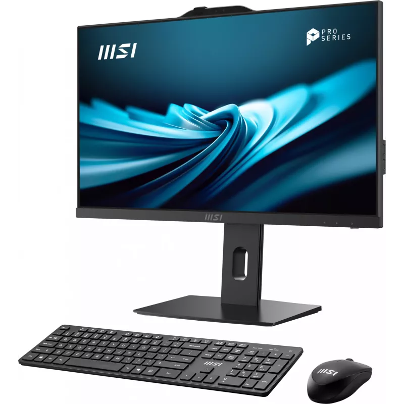 All-in-One PC MSI PRO AP241P 14M — Intel Core i7-14700 2.1 GHz, 23.8 colių ekranas, 16 GB DDR5 5600 MHz, 1 TB SSD, Intel UHD, Windows 11 Pro, juoda