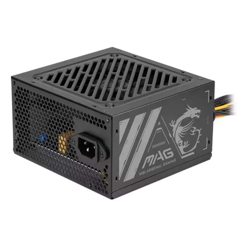 Maitinimo blokas MSI MAG A500N-H 500 W ATX 24-pin, aktyvus aušinimas, juodas