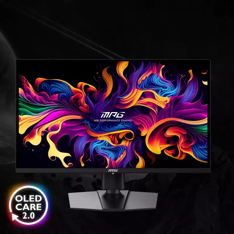 MSI MPG 271QRXDE QD-OLED monitorius 67,3 cm (26,5 colio) 2560 x 1440 pikselių Wide Quad HD juodas