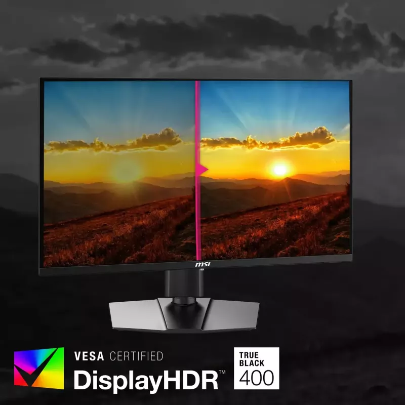 MSI MPG 271QRXDE QD-OLED monitorius 67,3 cm (26,5 colio) 2560 x 1440 pikselių Wide Quad HD juodas