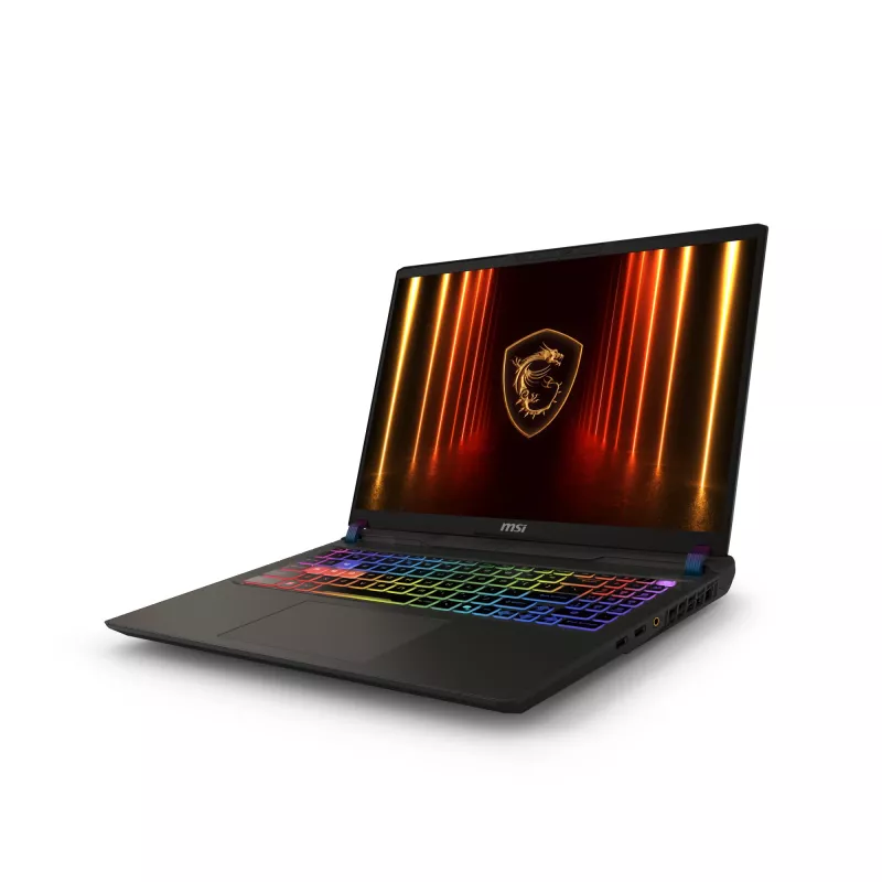 Nešiojamas kompiuteris MSI Vector A16 HX A8WHG-023NL, AMD Ryzen™ 9 8940HX, 40.6 cm (16 colių) QHD+, 16 GB DDR5-SDRAM, 1 TB SSD, NVIDIA GeForce RTX 5070 Ti, Wi-Fi 6E, Windows 11 Home, pilka