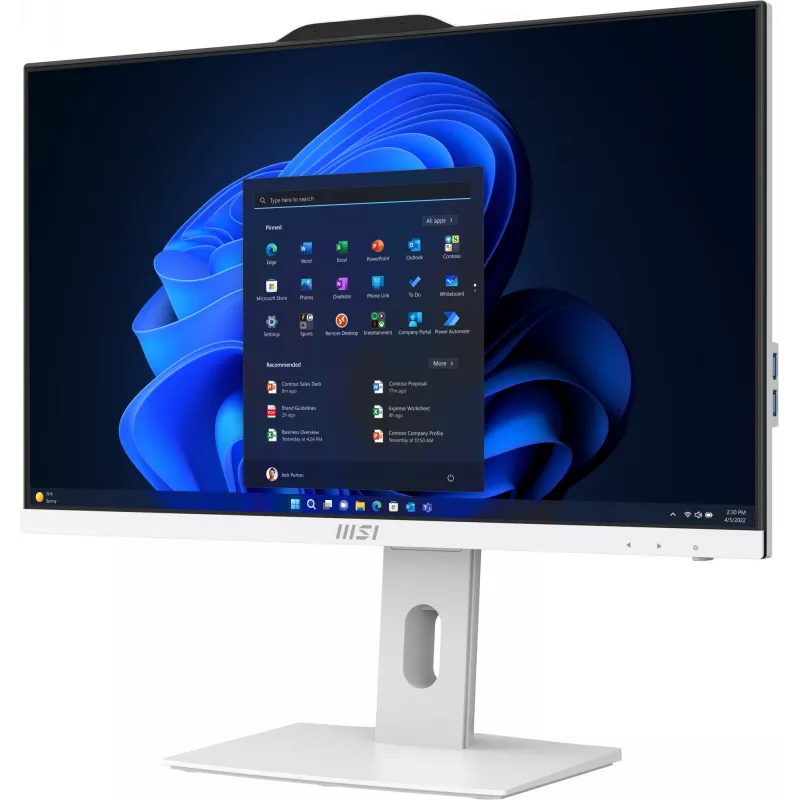 Monoblokinis kompiuteris MSI PRO AP241P 14M — Intel Core i5-14400, 16GB DDR5 5600MHz, 512GB SSD, Intel UHD, Windows 11 Pro