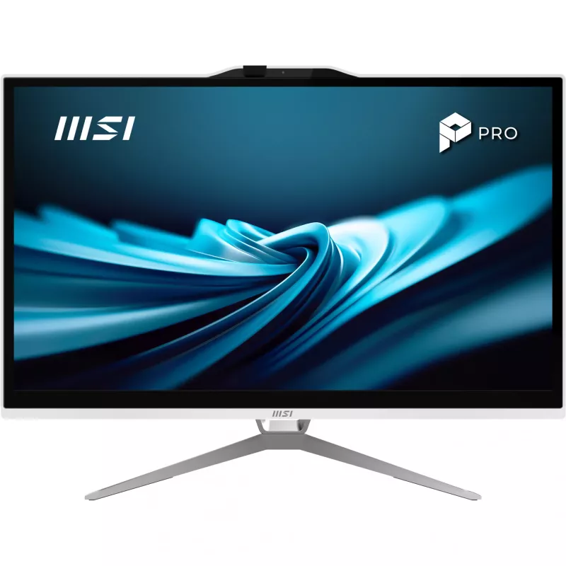 All-in-One kompiuteris MSI Pro AP222T 14M-623EU — 21,5 col. Full HD IPS jutiklinis, Intel Pentium G7400, 8 GB RAM, 128 GB SSD, Windows 11 Pro, baltas