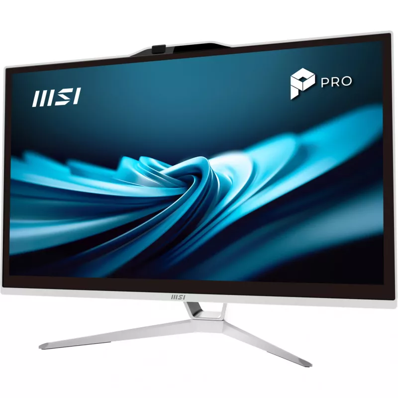 All-in-One kompiuteris MSI Pro AP222T 14M-623EU — 21,5 col. Full HD IPS jutiklinis, Intel Pentium G7400, 8 GB RAM, 128 GB SSD, Windows 11 Pro, baltas